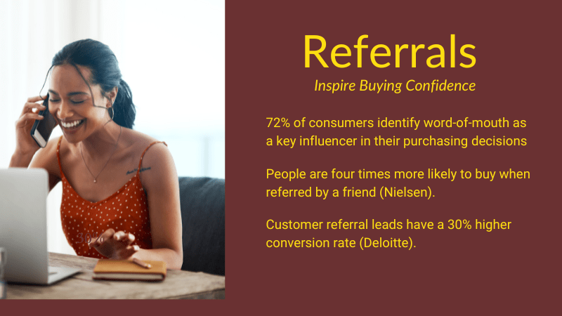 Woman answering the phone