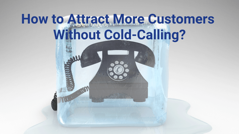 Cold Calling A telephone in a block of ice representing Cold Calling